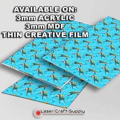 Creative Cast Acrylics - I Sea Turtles