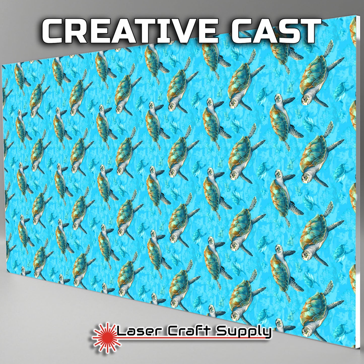 Creative Cast Acrylics - I Sea Turtles